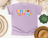 Preschool Crew graphic tee in Orchid
