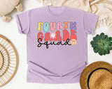 Fourth Grade Squad graphic tee in Orchid