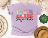 Fifth Grade Squad graphic tee in Orchid
