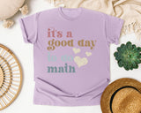 Its A Good Day To Do Math graphic tee in Orchid