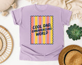 Cool Dad Embarrassing World graphic tee in Orchid