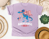 Amerisaurus Rex Pink graphic tee in Orchid