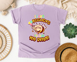 I Cant Beelieve Its Been 100 Days Bee graphic tee in Orchid