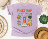 First Day Best Day graphic tee in Orchid