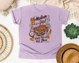 Medium Rare Dad Always Well Done Brown graphic tee in Orchid