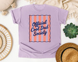 Official Cool Dad Society Pink graphic tee in Orchid