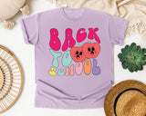 Back To School Hearts graphic tee in Orchid