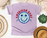 American Baby graphic tee in Orchid