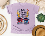 Dads Who Grill Together Stay Rare Together Grey graphic tee in Orchid