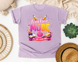 Teacher Mode All Day Every Day graphic tee in Orchid