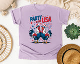 Party In The USA Grey 2 graphic tee in Orchid