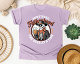 Surviving Fatherhood One Beer At A Time Brown graphic tee in Orchid