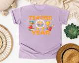 Teacher Of The Year graphic tee in Orchid