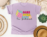 Game Over Back To School graphic tee in Orchid