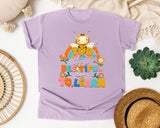 Its A Beeutiful Day To Learn 100th Day graphic tee in Orchid