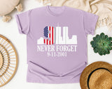Never Forget White 4 graphic tee in Orchid