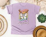 100 Days Of School Baseball graphic tee in Orchid