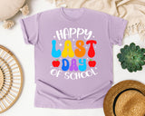 Happy Last Day Of School graphic tee in Orchid