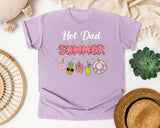 Hot Dad Summer graphic tee in Orchid