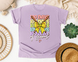 100 Days Of School Softball graphic tee in Orchid