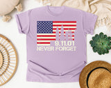 Never Forget Red graphic tee in Orchid