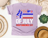 4th Of July Independence Day graphic tee in Orchid