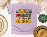 100 Days Abc Of School graphic tee in Orchid