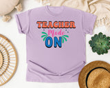 Teacher Mode On Bold graphic tee in Orchid