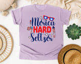 Merica Hard Seltzer graphic tee in Orchid