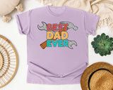 Best Dad Ever Grey 2 graphic tee in Orchid