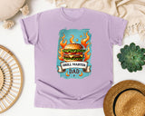Grill Master Dad Grey graphic tee in Orchid