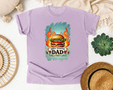Grill Master Dad Grey 2 graphic tee in Orchid