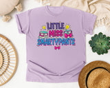 Little Miss Smartypants graphic tee in Orchid