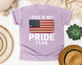 This Is My Pride Flag graphic tee in Orchid