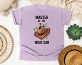 Master Of The Meat Dad Brown 3 graphic tee in Orchid