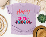 Happy Last Day Of Preschool graphic tee in Orchid