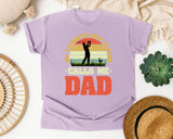My Favorite Golf Player Calls Me Dad graphic tee in Orchid