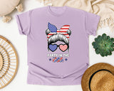 Party In The USA Grey graphic tee in Orchid