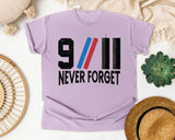Never Forget Black graphic tee in Orchid