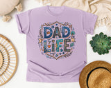 Dad Life Grey 3 graphic tee in Orchid