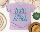 Tenth Grade Is Magical graphic tee in Orchid