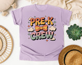 Pre-K Crew graphic tee in Orchid