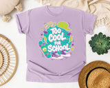 Too Cool For School Sneakers graphic tee in Orchid