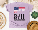 Never Forget Black 2 graphic tee in Orchid