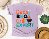Dads BBQ Grill Expert graphic tee in Orchid