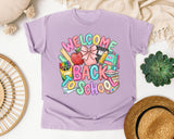Welcome Back To School Bow graphic tee in Orchid