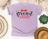 Proud Father Pink graphic tee in Orchid