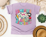 Game Over Back To School Pastel graphic tee in Orchid