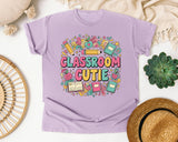 Classroom Cutie graphic tee in Orchid