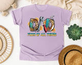 Dad Fixer Of All Things Brown 2 graphic tee in Orchid